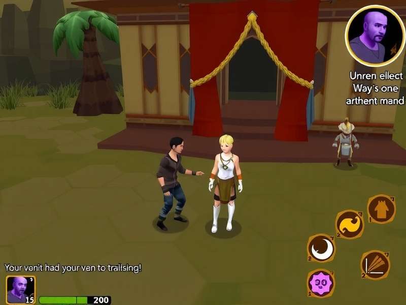 Varanasi Trailblazer gameplay showing character interaction